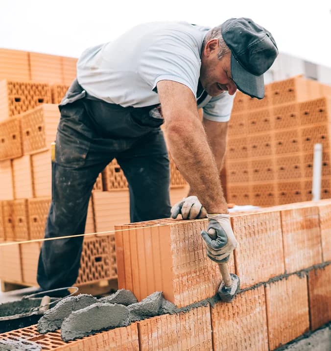 Allgemeine Bauarbeiten auf einer Baustelle